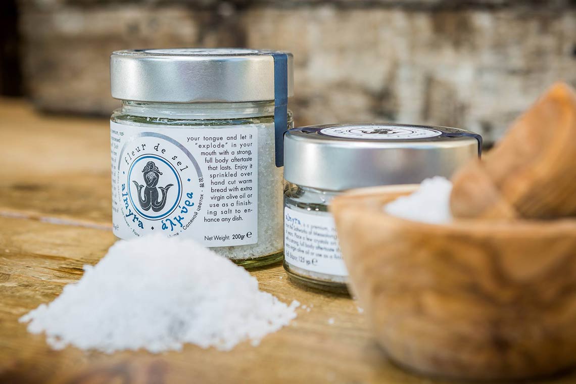 Almyra premium fleur de sel, flower salt from Greece